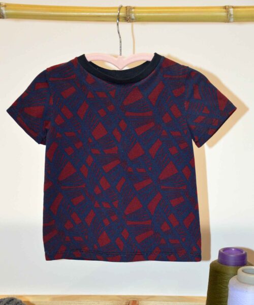 tee shirt justin bordeau et bleu R1