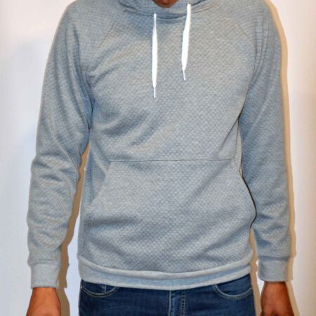 Sweet a capuche jeremie gris clair 1