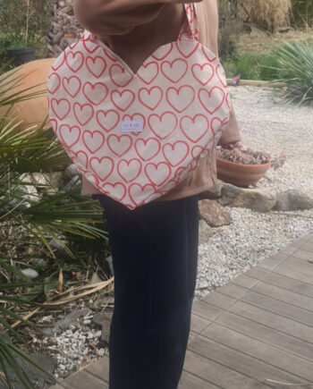 Tote bag coeur